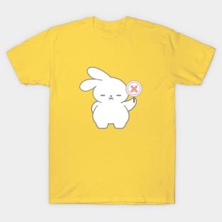 Cute Rabbit Say No T-Shirt